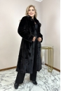 Шуба из норки с капюшоном 8012889-2