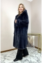 Шуба из норки с капюшоном 8024878-5